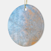 Fantastisch vorstpatroon, Wisconsin Keramisch Ornament (Links)