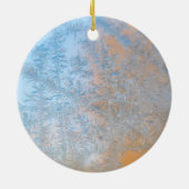 Fantastisch vorstpatroon, Wisconsin Keramisch Ornament (Achterkant)