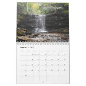 Fantastisch waterval Wall Agenda Kalender (Feb 2027)