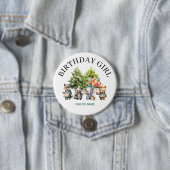 Fantastisch Waterverf Bos Verjaardag Ronde Button 7,6 Cm (In situ)