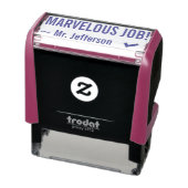 "FANTASTISCH WERK!" Bevestiging Rubber Stamp Zelfinktende Stempel (Product)
