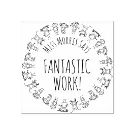 Fantastisch werk gepersonaliseerde leraar stempel 