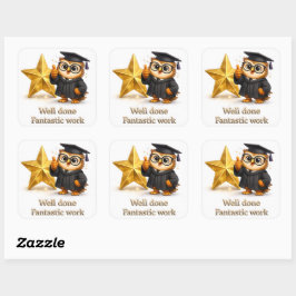 Fantastisch werk, gouden ster prestatie stickers p