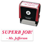 "FANTASTISCH WERK!" Het sorteren Rubberzegel Zelfinktende Stempel (In situ)