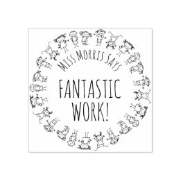 Fantastisch Werk Persoonlijke Docentenstempel Rubb Rubberstempel
