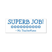 "FANTASTISCH WERK!" Tutor Rubber Stamp Zelfinktende Stempel (Design)