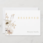 Fantastisch Wilde Bloem Gereserveerd Onderteken (Achterkant)