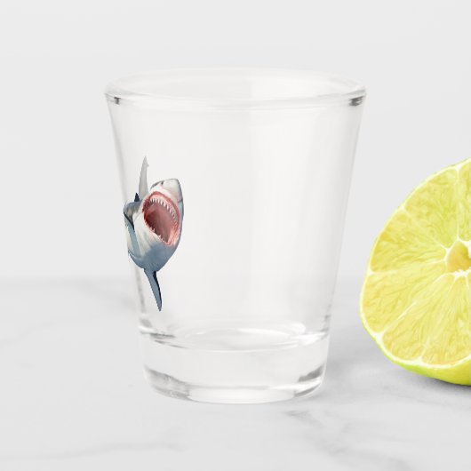 Fantastisch witte haaienvanger shot glas (Rechts)
