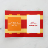 Fantastisch zusje rechtens, foto oranje rood kaart (Binnen)