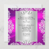 Fantastische 40 40e verjaardag van de opgerolde ro kaart (Achterkant)