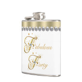 Fantastische 40-jarige verjaardag heupfles (Links)