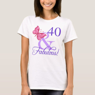 Fantastische 40e verjaardag voor vrouwen t-shirt