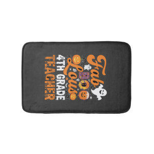 Fantastische 4e klas leraar Halloween Badmat