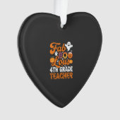 Fantastische 4e klas leraar Halloween Ornament (voorkant)