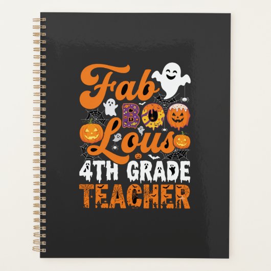 Fantastische 4e klas leraar Halloween Planner (Voorkant)
