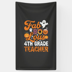 Fantastische 4e klas leraar Halloween Spandoek