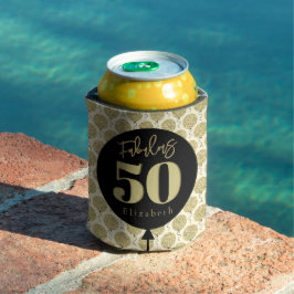 Fantastische 50 gouden verjaardag blikjeskoeler