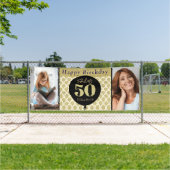 Fantastische 50 gouden verjaardag spandoek (Insitu)