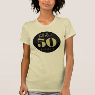 Fantastische 50 gouden verjaardag t-shirt