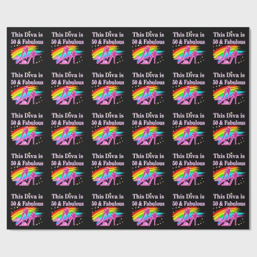 FANTASTISCHE 50E DIVA CADEAUPAPIER (Vlak)