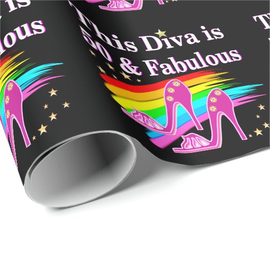 FANTASTISCHE 50E DIVA CADEAUPAPIER (Rol Hoek)