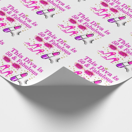 FANTASTISCHE 50E DIVA CADEAUPAPIER (Hoek)