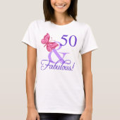 Fantastische 50e verjaardag voor vrouwen t-shirt (Voorkant)