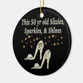 FANTASTISCHE 50E ZILVEREN SCHOENENKONINGIN KERAMISCH ORNAMENT (Links)