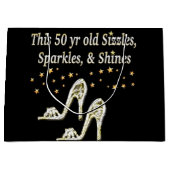 FANTASTISCHE 50E ZILVEREN SCHOENENKONINGIN LARGE CADEAUTASJE (Voorkant)