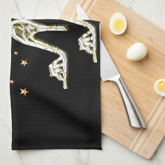 FANTASTISCHE 50E ZILVEREN SCHOENENKONINGIN THEEDOEK (Quarter Fold)