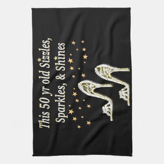 FANTASTISCHE 50E ZILVEREN SCHOENENKONINGIN THEEDOEK (Verticaal)