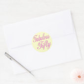 Fantastische 50ste Verjaardag Sticker (Envelop)