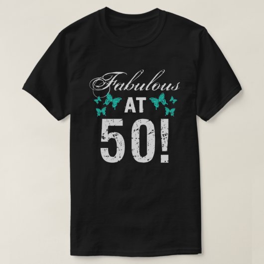 Fantastische 50ste verjaardag voor haar t-shirt (Design voorkant)