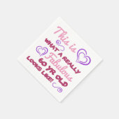 Fantastische 60e verjaardag voor vrouwen servet (Hoek)