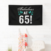 Fantastische 65ste verjaardag voor haar spandoek (Insitu)