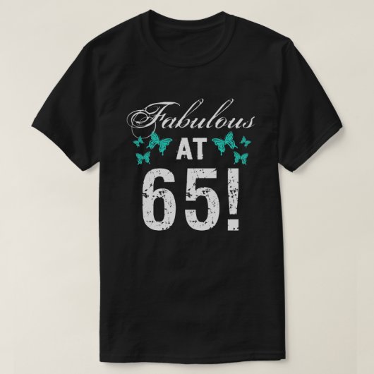 Fantastische 65ste verjaardag voor haar t-shirt (Design voorkant)