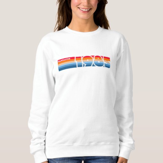 Fantastische '85 Retro Stripe Sweatshirts Trui (Voorkant)