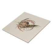 Fantastische aantrekkingskracht Art Nouveau Seder Tegeltje (Zijkant)