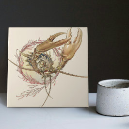 Fantastische aantrekkingskracht Art Nouveau Seder Tegeltje