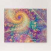 Fantastische Abstracte Fractale Wervelende Kunst Legpuzzel (Horizontaal)
