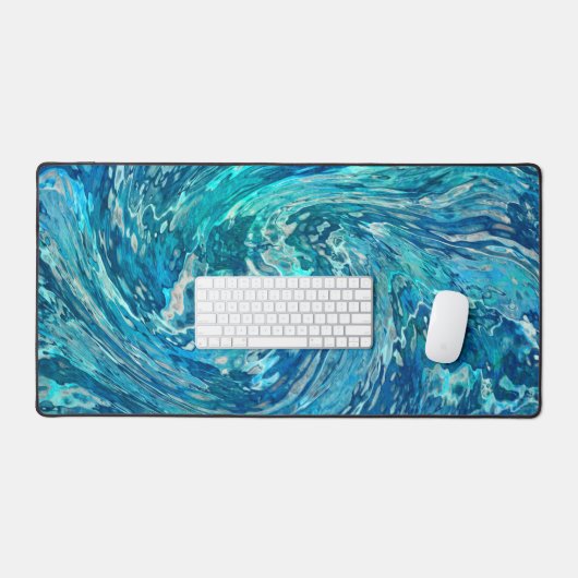 Fantastische Abstracte golf Bureaumat (Keyboard & Muis)