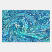 Fantastische Abstracte golf Inpakpapier Vel (Voorkant 2)