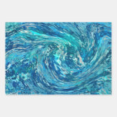 Fantastische Abstracte golf Inpakpapier Vel (Voorkant)