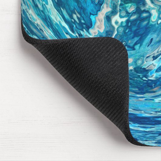 Fantastische abstracte golf muismat (Hoek)