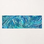 Fantastische Abstracte golf Yogamat (Achterkant (horizontaal))