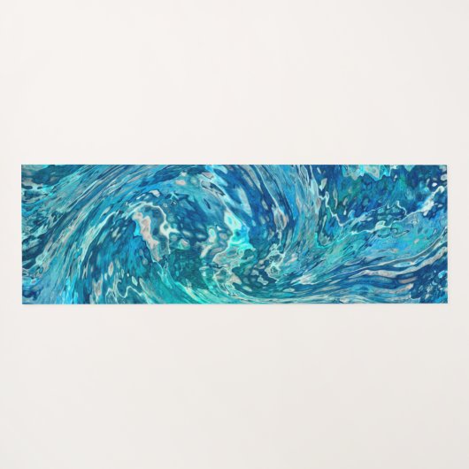 Fantastische Abstracte golf Yogamat (Achterkant (horizontaal))