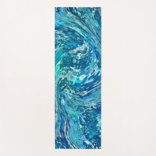 Fantastische Abstracte golf Yogamat (Voorkant)