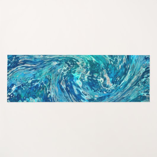 Fantastische Abstracte golf Yogamat (Voorkant (horizontaal))