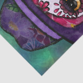 Fantastische Abstracte Hippie Suiker Schedel Decou Tissuepapier (Detail)