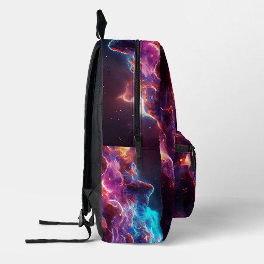 Fantastische Abstracte ruimte 1 Bedrukte Rugzak (Links)